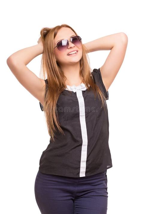 Portrait De Femme Blonde Nue Photo stock Image du verticale modèle