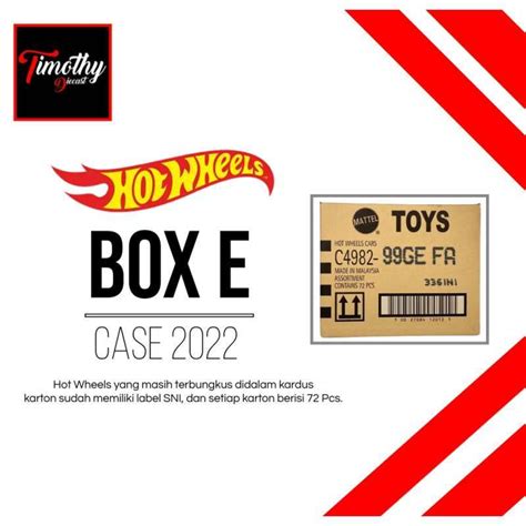 Jual Hot Wheels Kartonan Box Lote Case E Original Mattel Segel Sni Di Seller Timothy