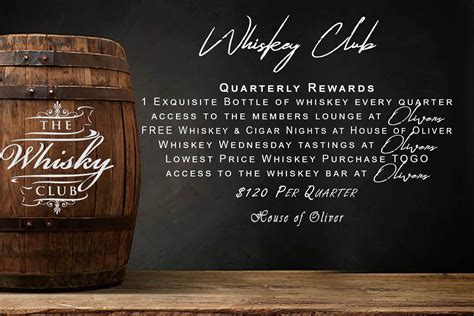 Whiskey Club Membership, Whiskey Tasting, Whiskey Lounge Roseville