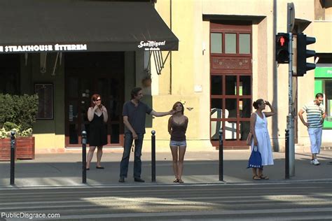 Bang Up Time Babe Gets Stripped Tied Up And Fucked Outdoor In Public Places 0001 Porn Pic