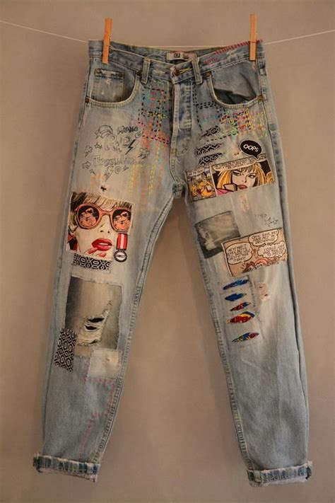 All Sizes High Waist Destroyed Boyfriend Jeans Distressed And Etsy