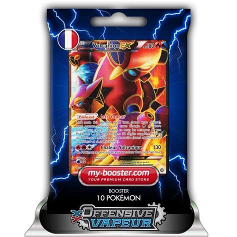 Volcanion Ex Full Art Pv Xy Offensive Vapeur Booster De