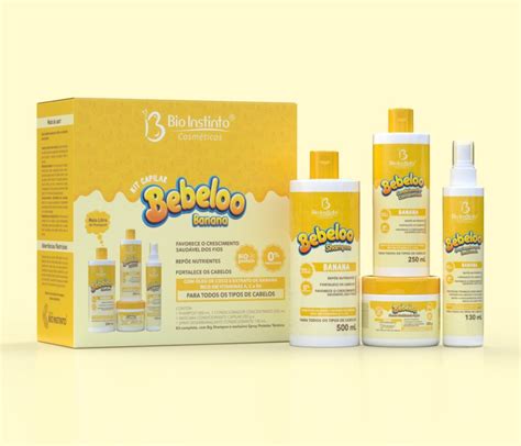 Kit Capilar Itens Bebeloo Banana Bio Instinto Cosm Ticos Bio