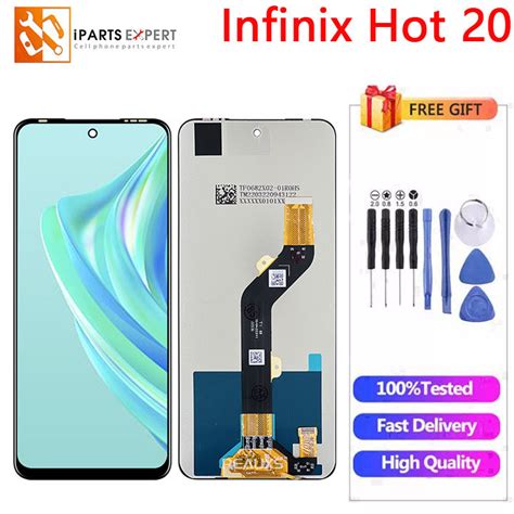 Ipartsexpert 682 Original Lcd For Infinix Hot 20 Play X6825 Lcd Display Touch Screen Digitizer