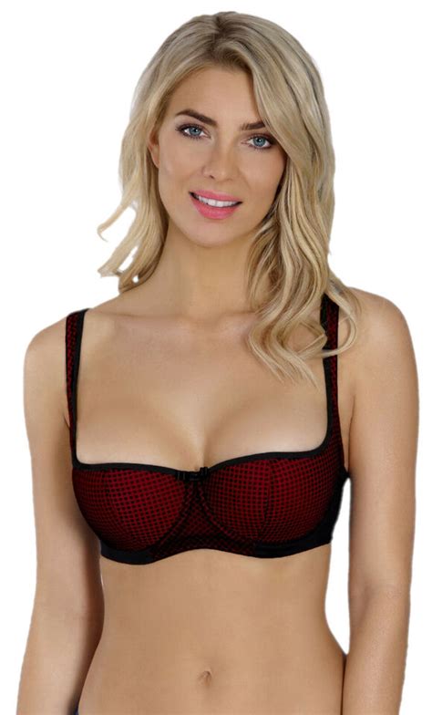 Sexy Plus Size Balconette Bra Rosme Lace Lingerie Kamila Black Red Blue Ebay