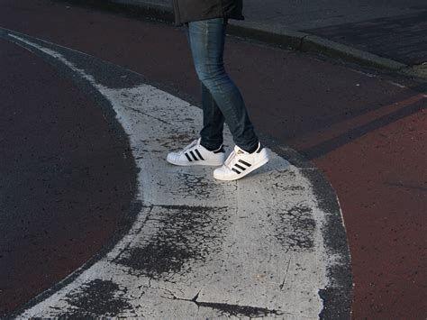 Free Images Shoe White Asphalt Leg Shadow Black Lane Sports