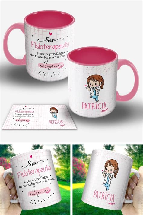 Arte Caneca Fisioterapeuta - Arte Digital Caneca Profissão Fisioterapeuta | Elo7 Produtos Especiais ...