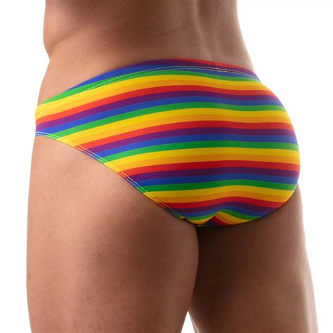 Rainbow Swim Bikini For Men Pride Edition TOF Paris
