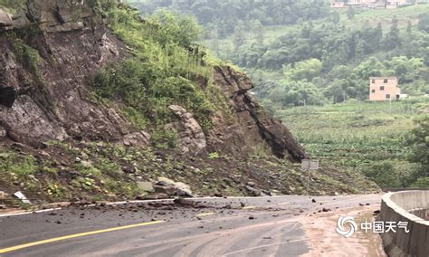 持续强降水导致云南绥江多地山体滑坡 天气图集 中国天气网