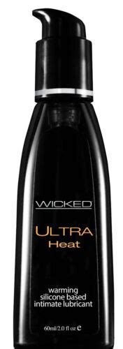 Wicked Ultra Heat Warming Silicone Based Intimate Lubricant 2 oz ...