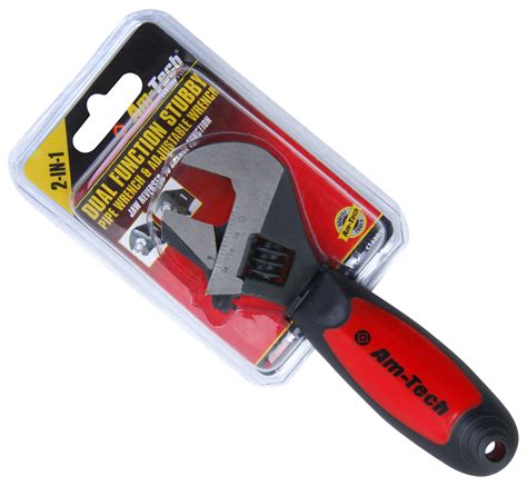 2 In 1 Stubby Pipeadjustable Wrench Amtech