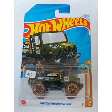 Jual Hot Wheels Mercedes Benz Unimog 1300L Green HW Dirt 1 Of 10 Shopee Indonesia