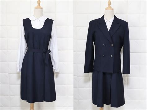 制服市場 - 東京都 私立 桜蔭学園 桜蔭中学高校 制服 冬服上下セット 三越製