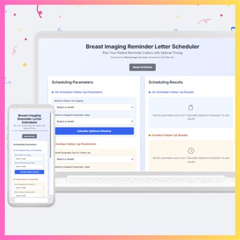 Breast Imaging Reminder Letter Scheduler - mammologix.fyi
