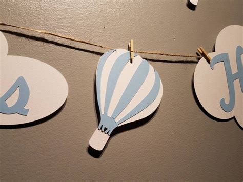 Oh The Places Birthday Baby Shower Hot Air Balloon Etsy