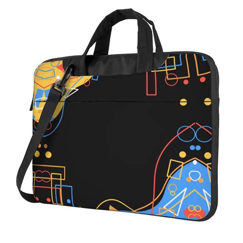 Colorful Geometric Art Laptop Bag 14 Inch Laptop Or Tablet Business Casual Laptop Bag