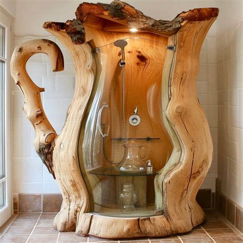 Wood Log Teapot Shower Ideas For A Unique Bathroom Experiance Pallet