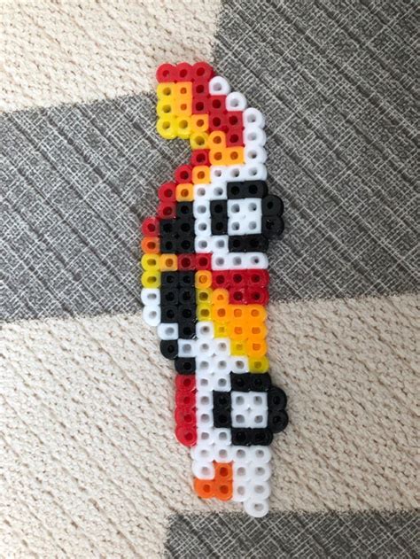 Racing Car Perler Bead Art