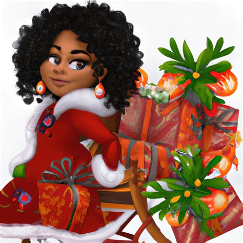 African American Mrs Claus Disney Style Creative Fabrica