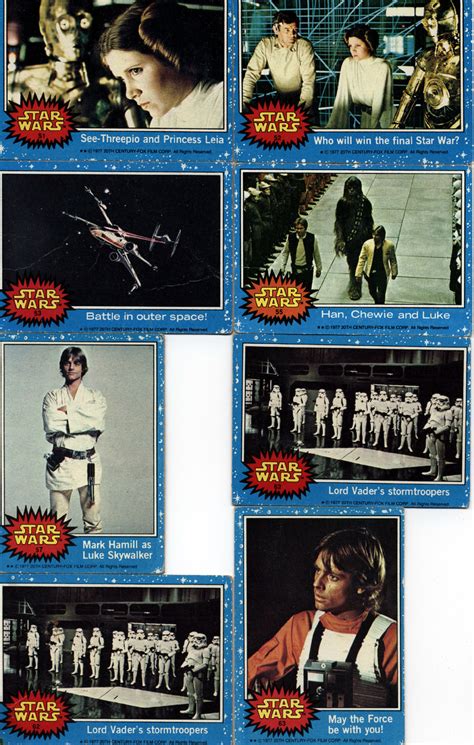 71 Vintage Topps 1977 Star Wars Trading Cards | eBay