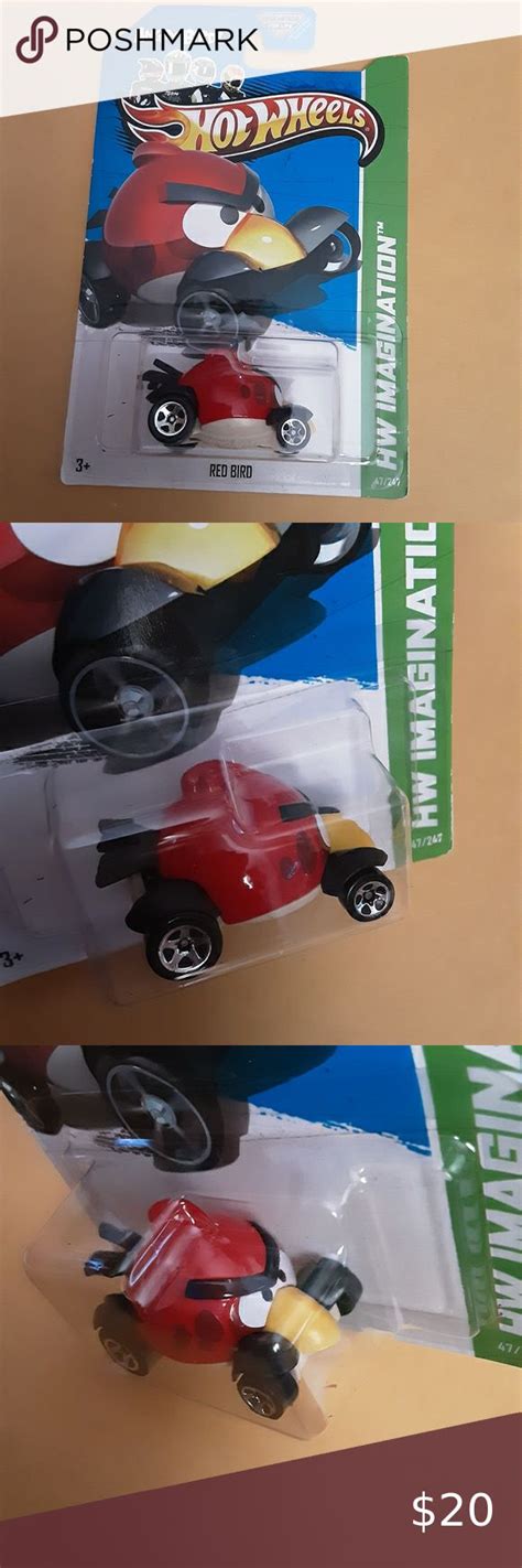 HOT WHEELS ANGRY BIRD RED BIRD HW IMAGINATION NEW