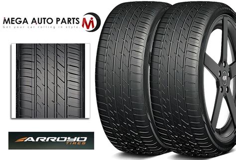 2 Arroyo Grand Sport A S 255 35ZR18 94W Performance Tires 55K Mile