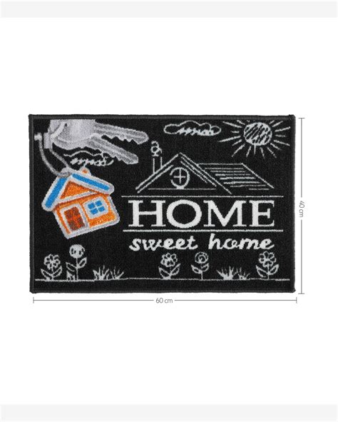 Riachuelo Tapete Capacho Estampado Home Sweet Home Corttex Unica