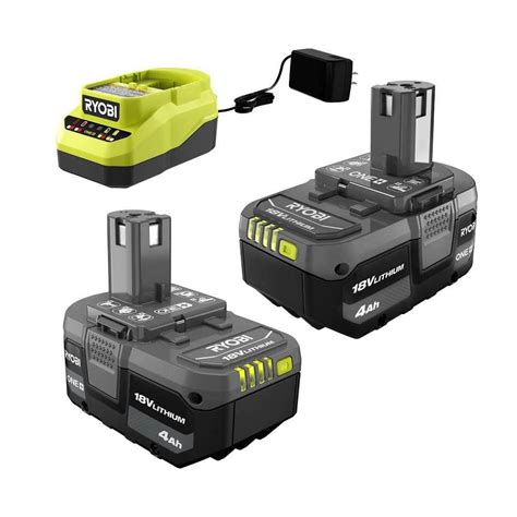 Ryobi One 18v Lithium Ion 2 0 Ah Compact Battery 2 Pack With 6 Port Charger Artofit