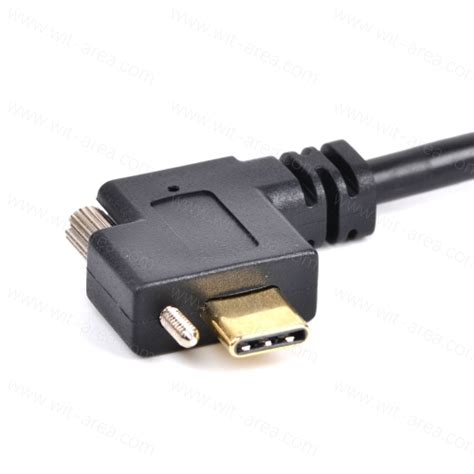 Professional Usb Type C 90°degree Up Angled Cables90 Degree Up Angled Type C Cablescustom 90