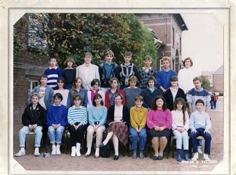 Photo de classe 3eme 4 1986 1987 de 1986 Collège Copains d avant