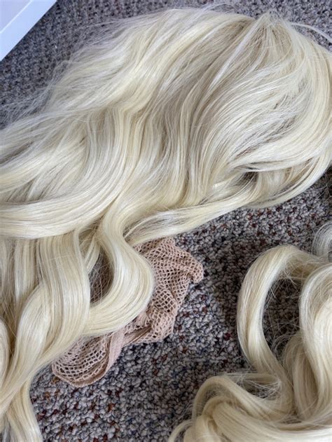 Unused Uncut Blonde Twin Tails Wig Hair Accessories Lace Market Lolita Fashion Sales