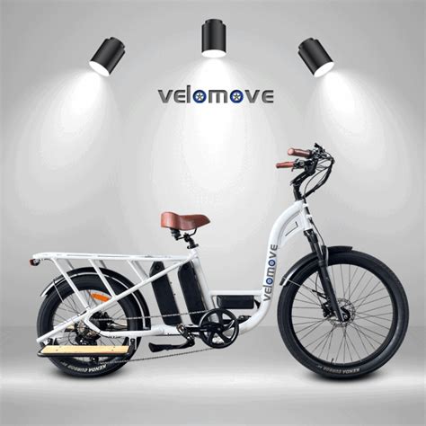 VMSC2 Dual Battery Electric Longtail Cargo Bike Velomove