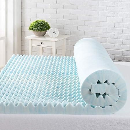 Amazon Zinus Inch Swirl Gel Cooling Memory Foam Mattress Topper