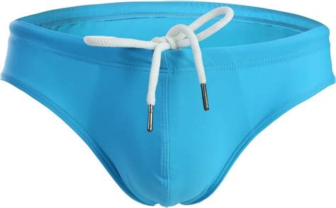 GZhLonKiMa Mens Solid Swim Briefs Drawstring Bikini Sport Swimsuit Walmart