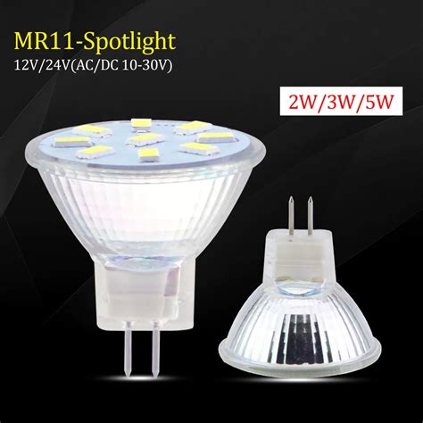 Led Light Bulb MR11 AC/DC 12V Spotlight 5730 Leds 2W 3W 5W Led Lamps ...