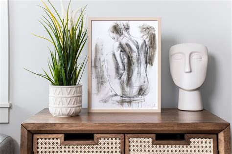 Nude Wall Art Fine Art Print Woman Sketch Print Bedroom Etsy