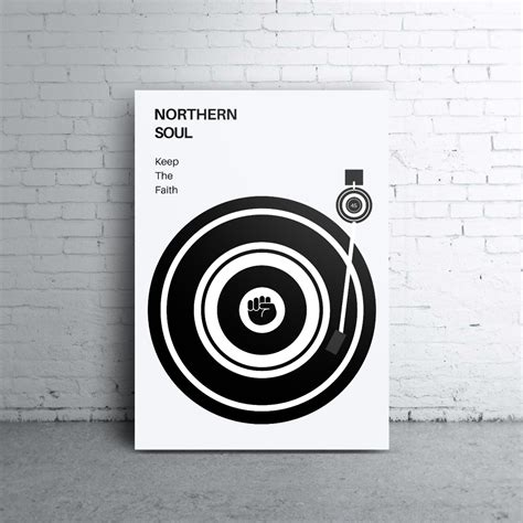 Northern Soul Poster Northern Soul Print Northern Soul | Etsy