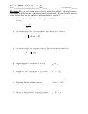 Mat Pre Calculus Algebra Cpcc