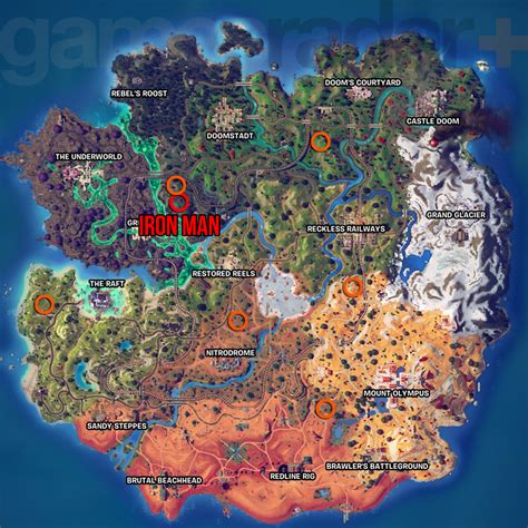 Fortnite 斯塔克工业宝箱位置指南：获取史诗和神话钢铁侠物品的机会与 Iain Wilson 经典分享 - 0x资讯