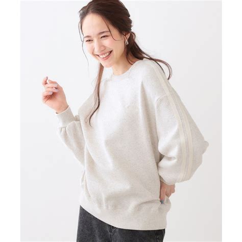 キューティーブロンド Cutie Blonde あったかライン入り裏起毛スウェット オフホワイト 003 ファッション通販 MAGASEEK マガシーク