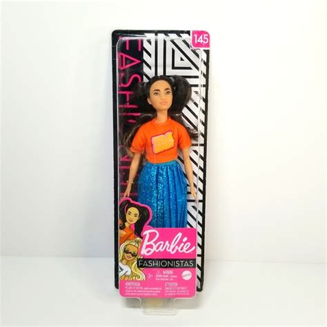 Barbie Toys Barbie Fashionistas Doll With Long Brunette Pigtails Girls Barbiecore Toy