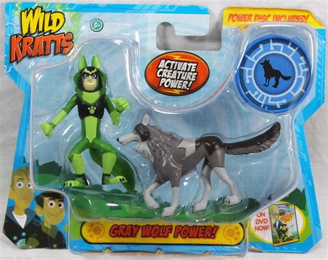 Wild Kratts Creature Power Figure 2-Pack - Gray Wolf Power | #1820672131