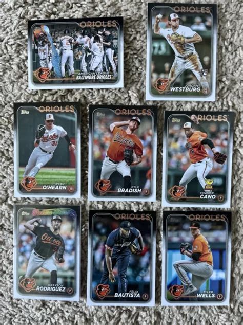 Baltimore Orioles Lot Topps Series Eur Picclick Fr