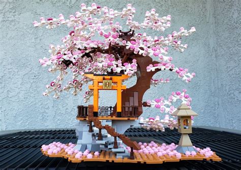 Review: NewRice Sakura Tree Inari Shrine (LEGO) - YuenX