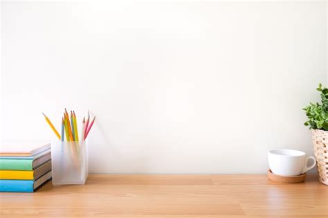 premium photo workspace  working table