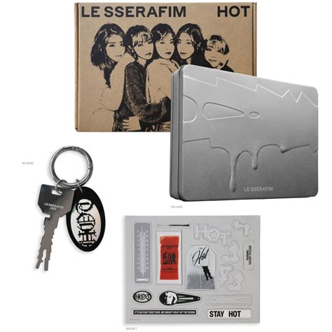 LE SSERAFIM 5th Mini Album HOT TIN CASE Ver Album Composition 2 En 2025