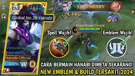 Cara Bermain Hanabi Dimeta Sekarang New Emblem Build Tersakit