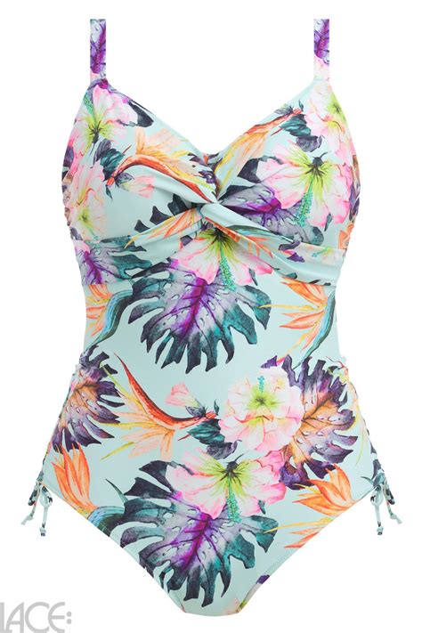 Fantasie Swim Paradiso Underwired Swimsuit F K Cup Lace Lingerie