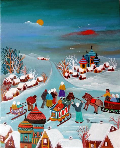 Galerie Des Toiles De Chantal Maurer Peintre Na F Peinture Naive Art