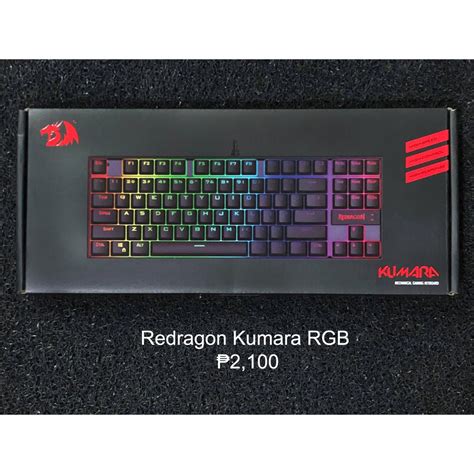 Redragon k552 kumara 87keys led backlit rgb mechanical gaming keyboard ...
